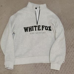 White fox sweatshirt